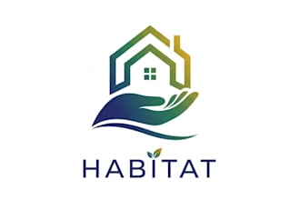 design a modern and unique home logo for your brand