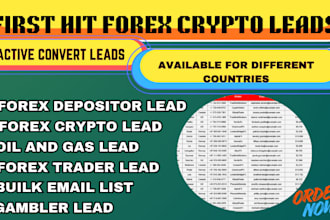 get HQ forex lead, brokers lead, crypto lead, depositor lead that convert