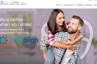 redesign wix family dental website dental clinic dental website doctor website
