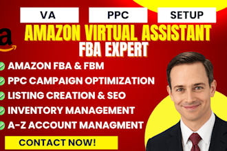 be your amazon virtual assistant amazon fba expert virtual assistant amazon VA