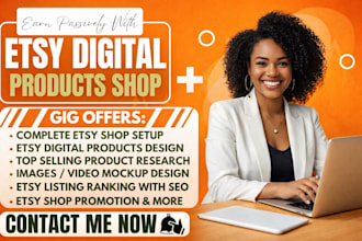 do etsy seo etsy shop setup for etsy digital products store etsy pod setup