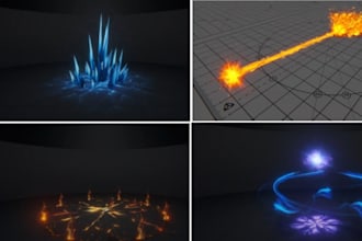 create eye catching unity vfx, unity particle system for your unity 2d, 3d game