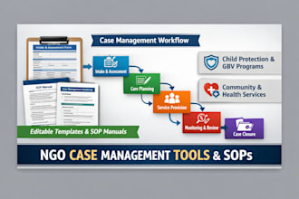 develop professional case management tools and sops for ngos