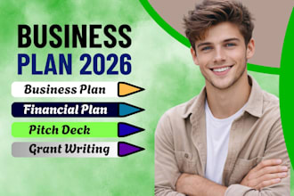 write a business plan with a financial plan for startups, business plan writer