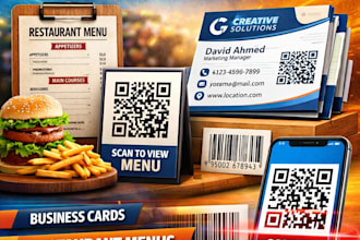 create professional qr code and barcode design for your business