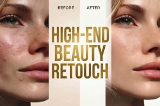 flawless skin beauty retouch
