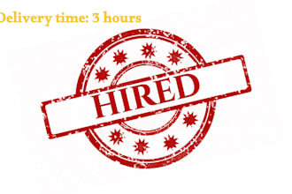professional ats friendly CV resume in 3 hours