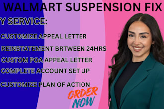 write walmart suspension appeal letter plan of action