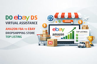 do ebay ds virtual assistance amazon fba to ebay dropshipping store top listing