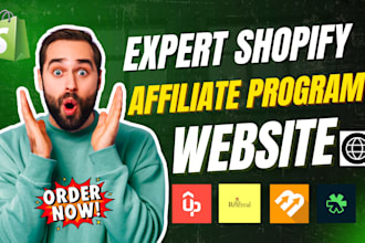 setup expert shopify affiliate program,uppromote, referral, goaffpro, website