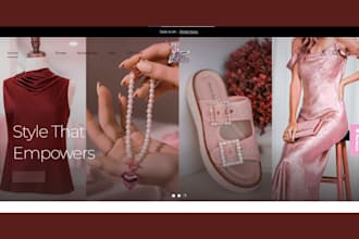 fashion website luxury apparel shopify store clothing website clothing store