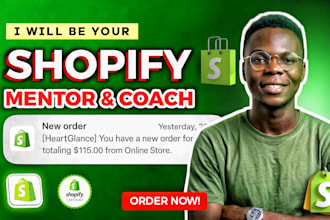 be your shopify mentor, coach and virtual assistant  dropshipping mentor coach