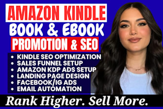 do amazon kindle book promotion ebook marketing book SEO sales funnel kdp ads