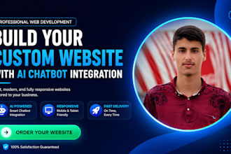 build custom website with ai chatbot integration