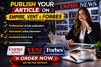 publish your article on vents magazine, empire magazine
