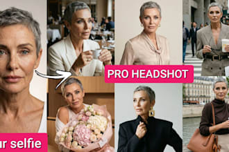 create a modern ai profile photo for instagram and creators