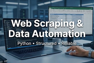 build web scraping and data automation scripts