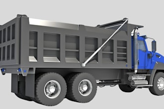 3d truck model car part collectible model, vehicle design car model food truck