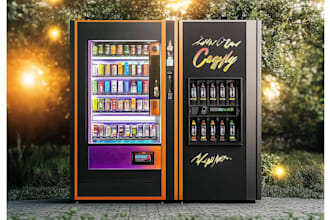 design a vape, e cigarette vending machine
