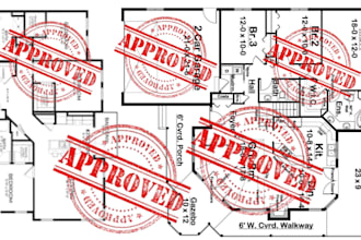 draw decks and patio plans for building permit