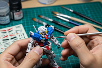 build, paint, and customize your gundam model kit gunpla commission