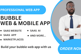 build a professional bubble io saas or mvp as a bubble io developer