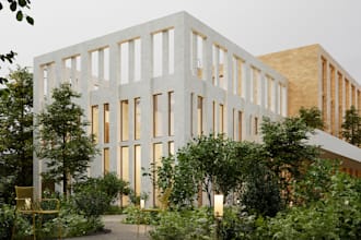 do 3d architectural exterior rendering for real estate listings