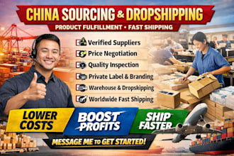 china sourcing agent product sourcing dropshipping fulfillment fast shipping
