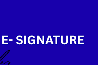 create a legally electronic signatures for your documents