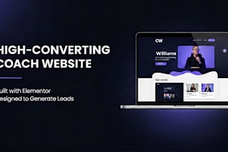 design a high converting elementor  wordpress website for life coach