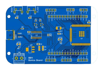 stm32,esp32,arduino led pcb design, schematic and pcd layout