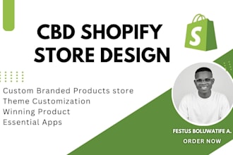 do cbd shopify store, cbd store design, cbd website for hemps store design