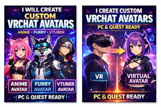 create optimized mmd character and vrchat avatar from any reference with rigging