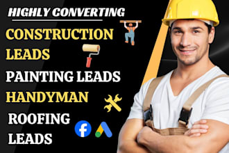 generate handyman leads construction leads roofing leads plumbing leads with SEO