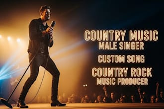 record indie country, outlaw, pop, or southern rock gritty male vocals
