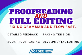 proofread and polish your story for indie authors before self publishing