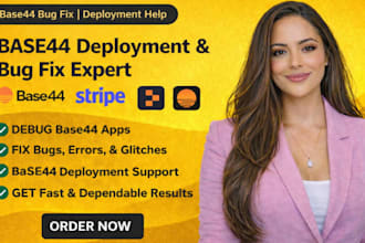 base44 debugging base44 expert base44 integration base44 website bug fix web app