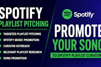 promote your song with spotify playlist pitching to playlist curators