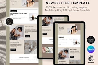 do email template design, klaviyo setup beehiiv newsletter langing page