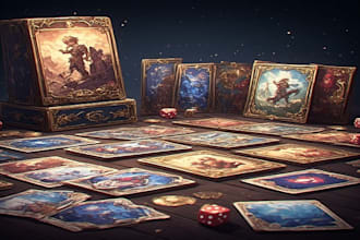 design board game or card game design for you