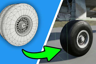 create game ready 3d props with clean topology for you