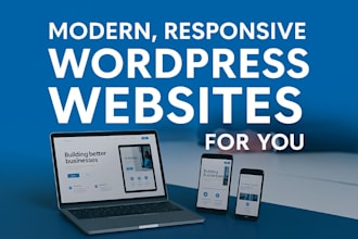design a responsive wordpress website for your business