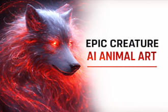 create epic cinematic animal and fantasy creature art