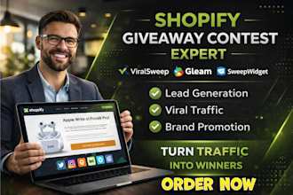 setup shopify giveaway contest viralsweep sweepwidget gleam giveaway ninja promo