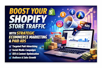boost shopify store traffic with strategic ecommerce marketing paid ads