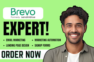 setup bravo email campaign brevo newsletter design brevp automation brevo expert
