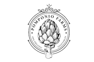 creating iconic vintage logo for an organic artichoke farm