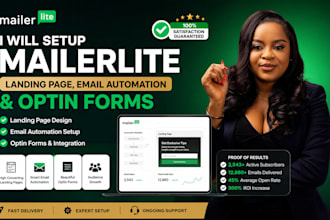 set up mailerlite landing page mailerlite email automation optin forms
