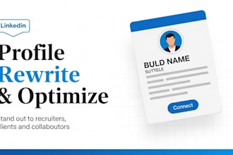 rewrite and optimize your linkedin profile to attract opportunities