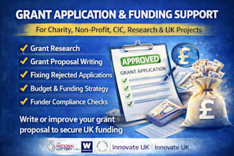 review and improve rejected UK grant applications